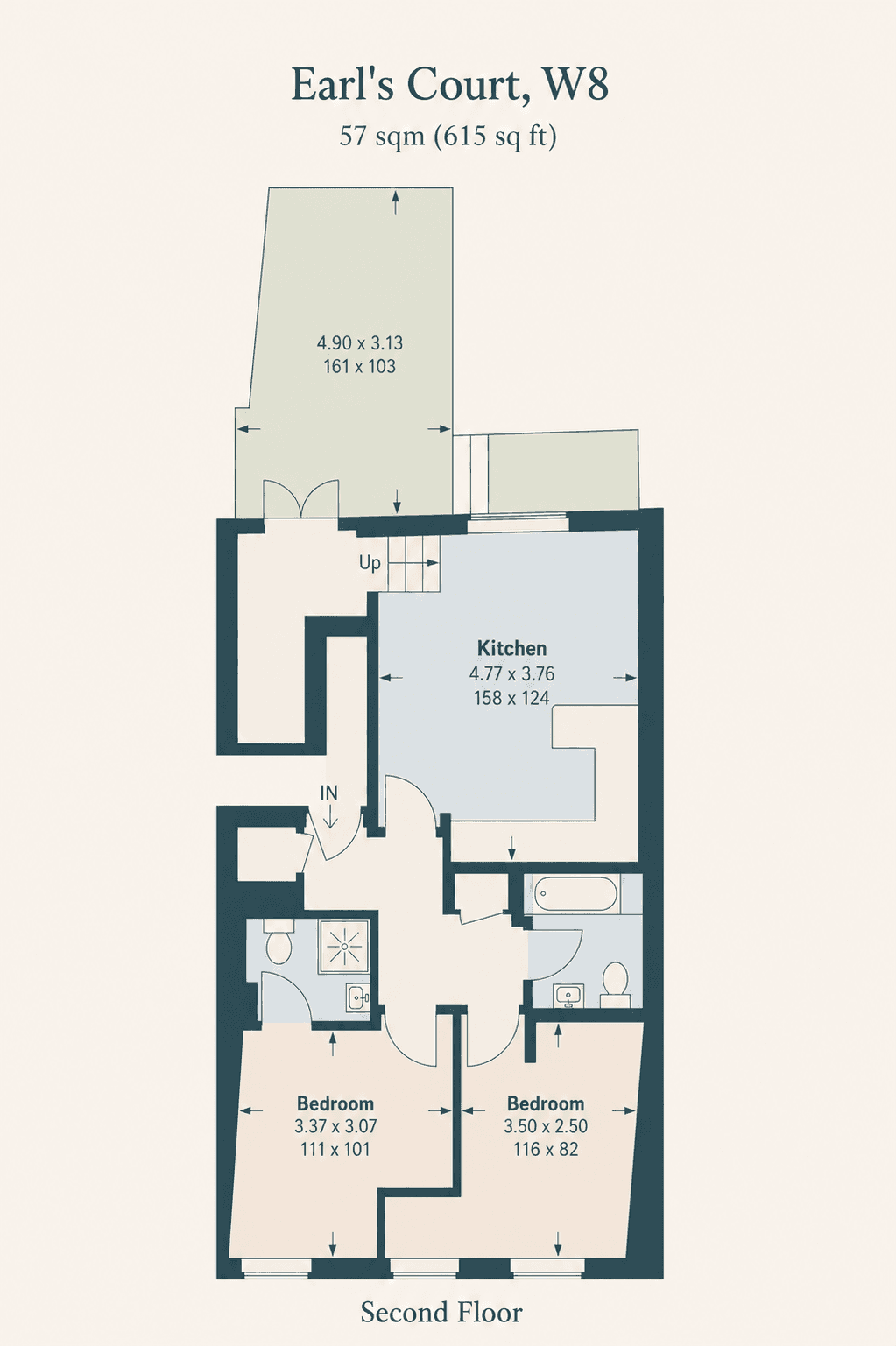 Earl's Court One — floorplan