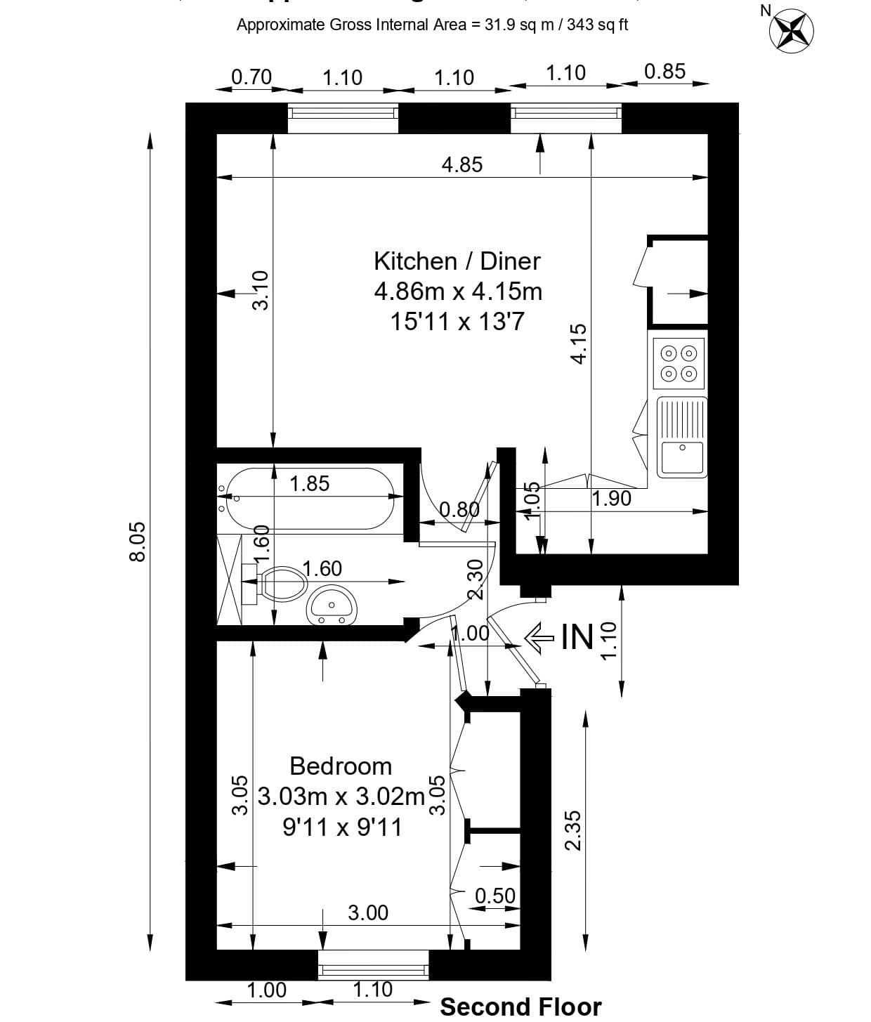 Marylebone Two — floorplan
