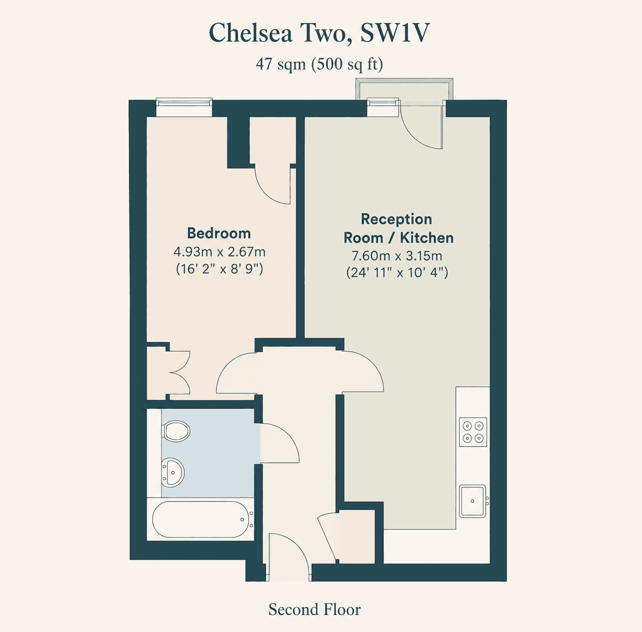 Chelsea Three — floorplan