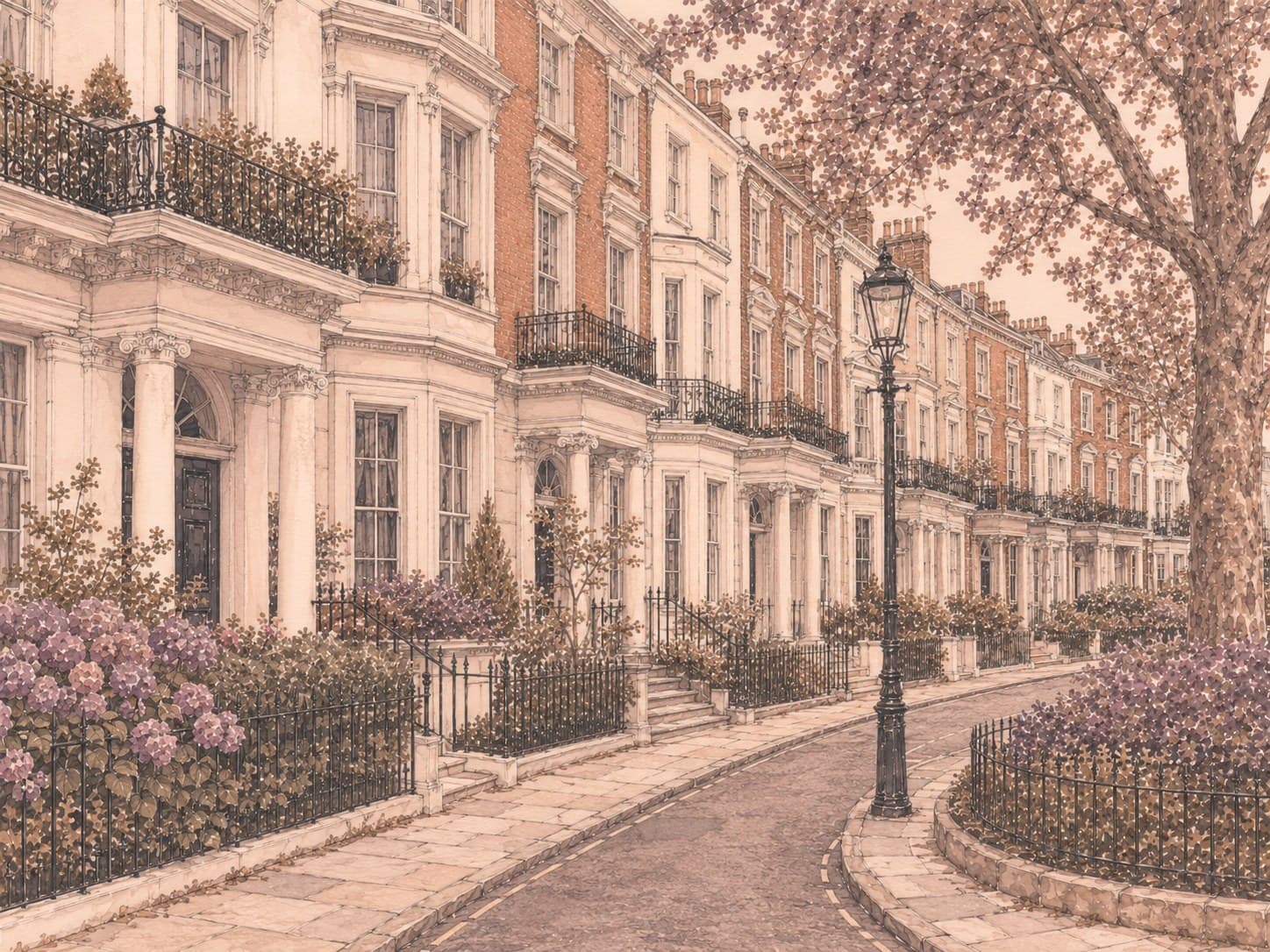 Illustration of Chelsea, London