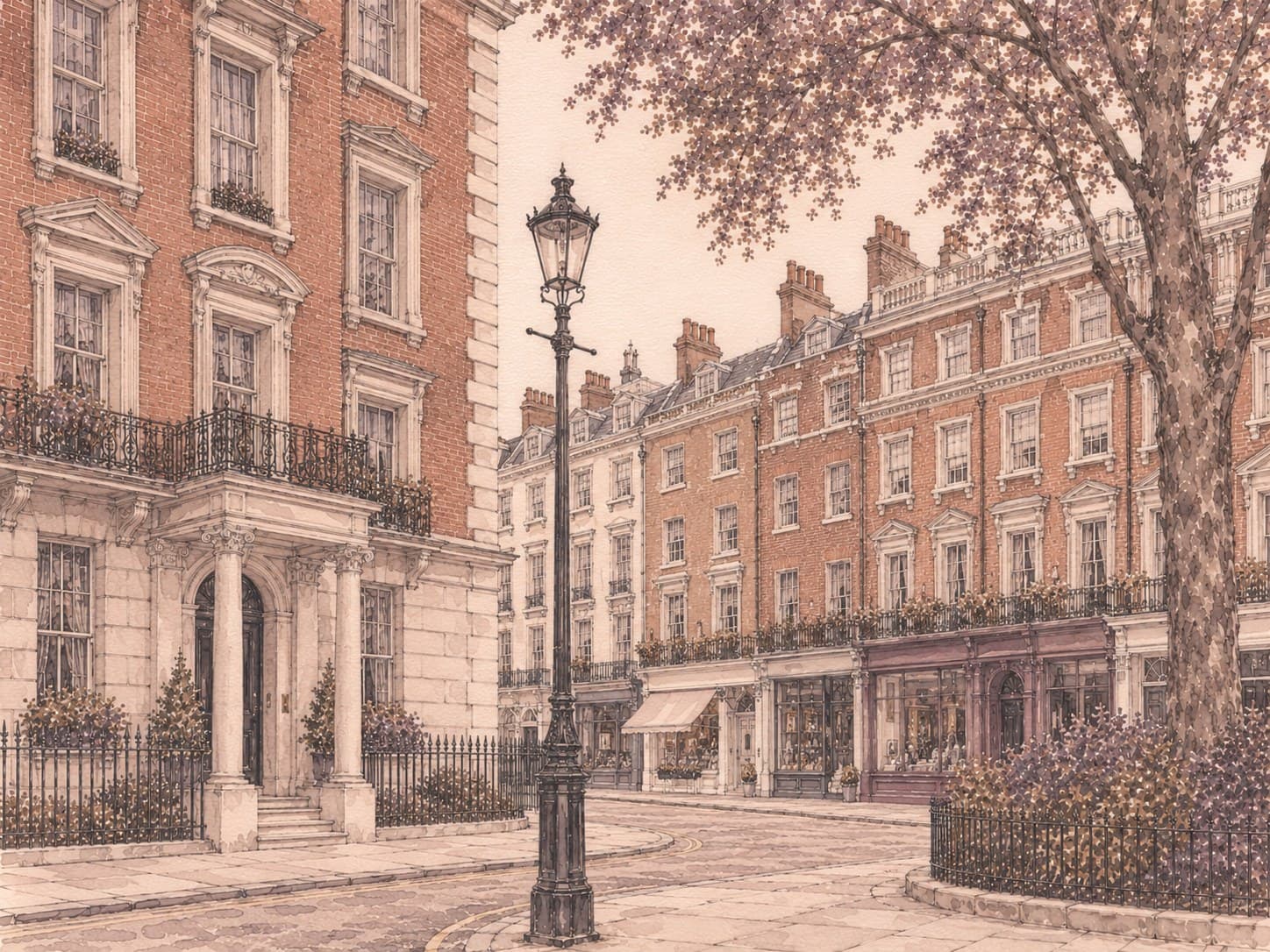 Illustration of Marylebone, London